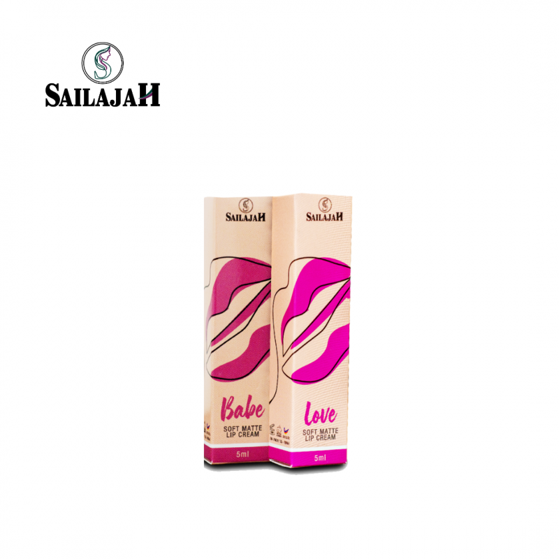 2 pcs Sailajah Soft Matte Lip Cream Combo