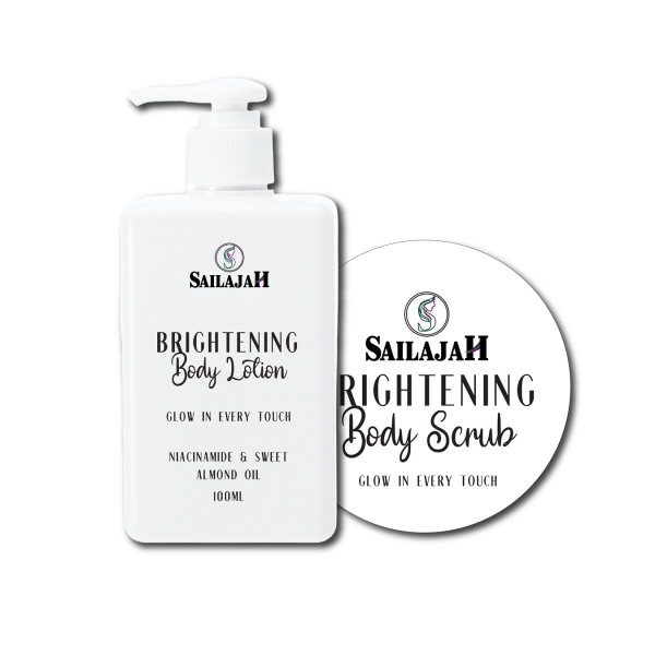 Brightening Scrub and Lotion 