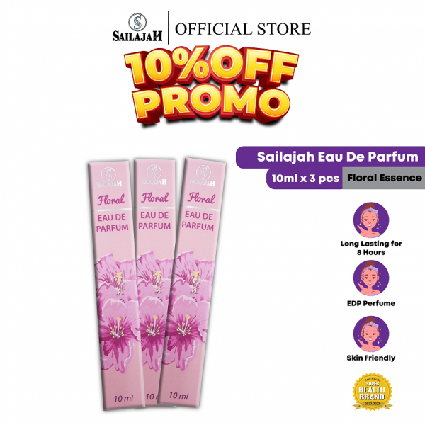 3 pcs Floral Eau De Parfum 10ml